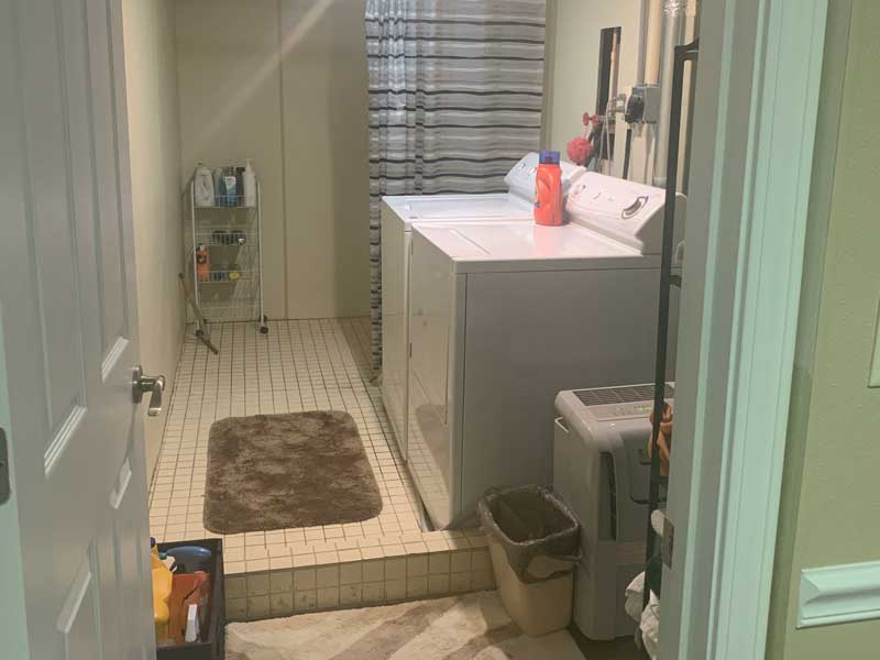 Shower and laundry facilities